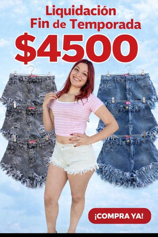 SHORT EN PROMO VARIOS MODELOS 4500