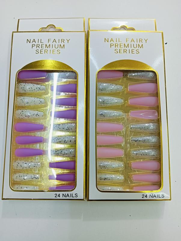 UÑAS COFIN CON BRILLO